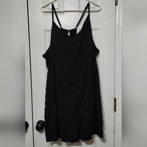 other Pants - Size 3XL Black Spaghetti-Strap Romper